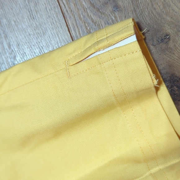 Ashworth Easy Essentials Golfing Cropped Trousers Ladies Yellow Luxe Old Money 6 - Picture 6 of 8